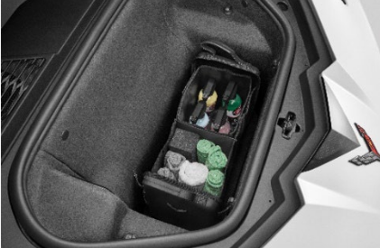 Collapsible Cargo Organizer with Crossed Flags Logo