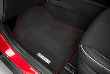 <img src="Tailored carpet floor mats (set of 4) - red edging.