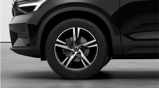 18" 5-Double Spoke Black Diamond Cut - 1266