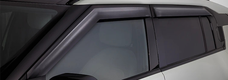 Slimline Weathershield Set - Matte Black