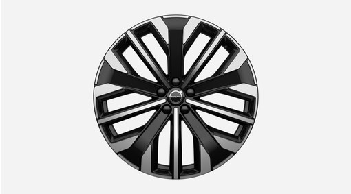 21" 5-V Spoke Glossy Black Diamond Cut- 1302