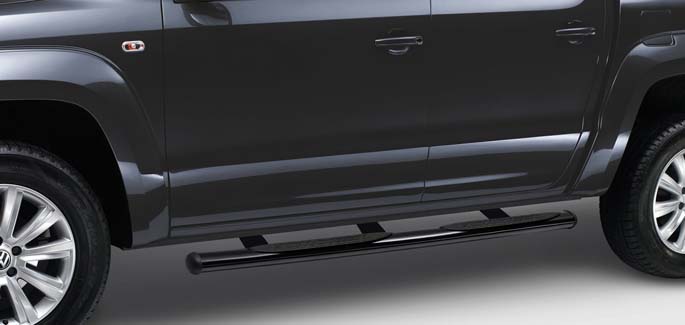 Matte Black Side tubes with steps