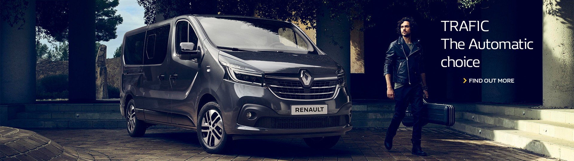 Renault TRAFIC. The automatic choice. Find out more