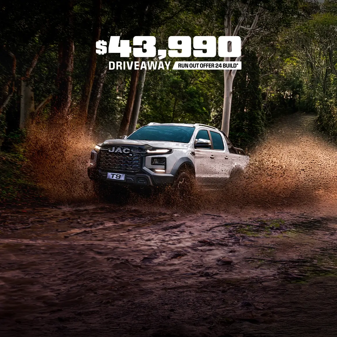 JAC T9 Haven Driveaway Offer