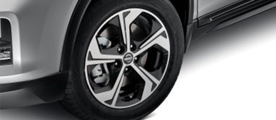 Alloy wheels (17" flow)