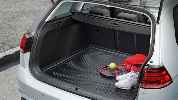 Luggage compartment tray