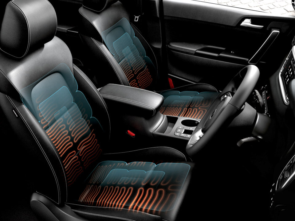 Heated and Ventilated front seats Image
