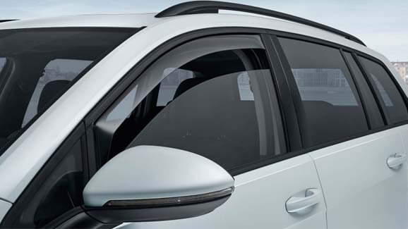 Slimline weathershields, front