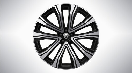 21&rdquo; 5-V Spoke Black Diamond Cut - 1203