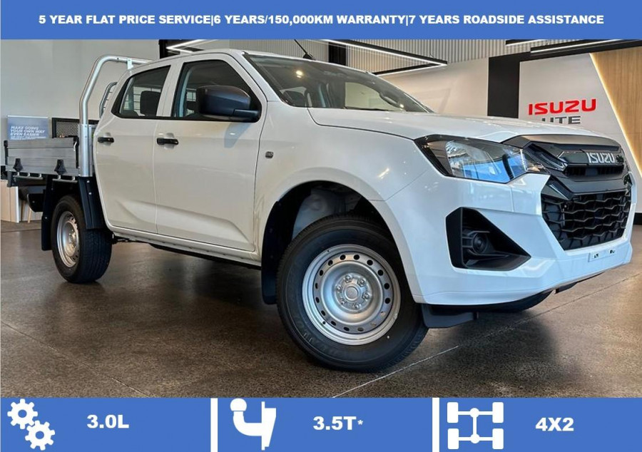 2026 MY25.5 Isuzu D-MAX RG SX High Ride Cab Chassis Image 1