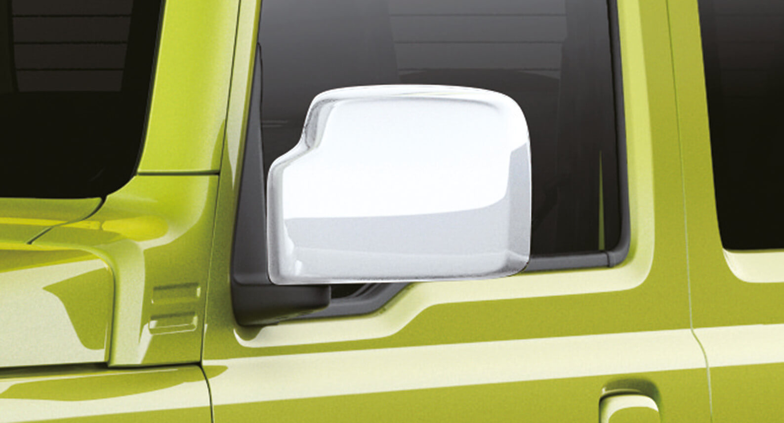 Jimny - White Door Mirror Cover (3-Door)