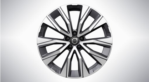 19" 5-V Spoke Black Diamond Cut - 1265