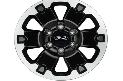 <img src="18" Alloy Wheel 6 Spoke Gloss Black with Machined Face (set of 4)