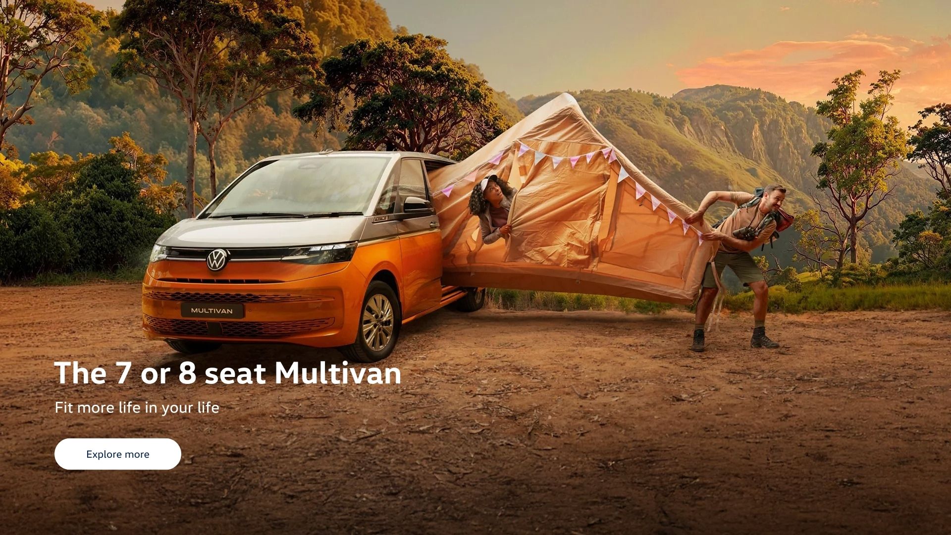 The 7 or 8 seat Multivan Fit more life in your life