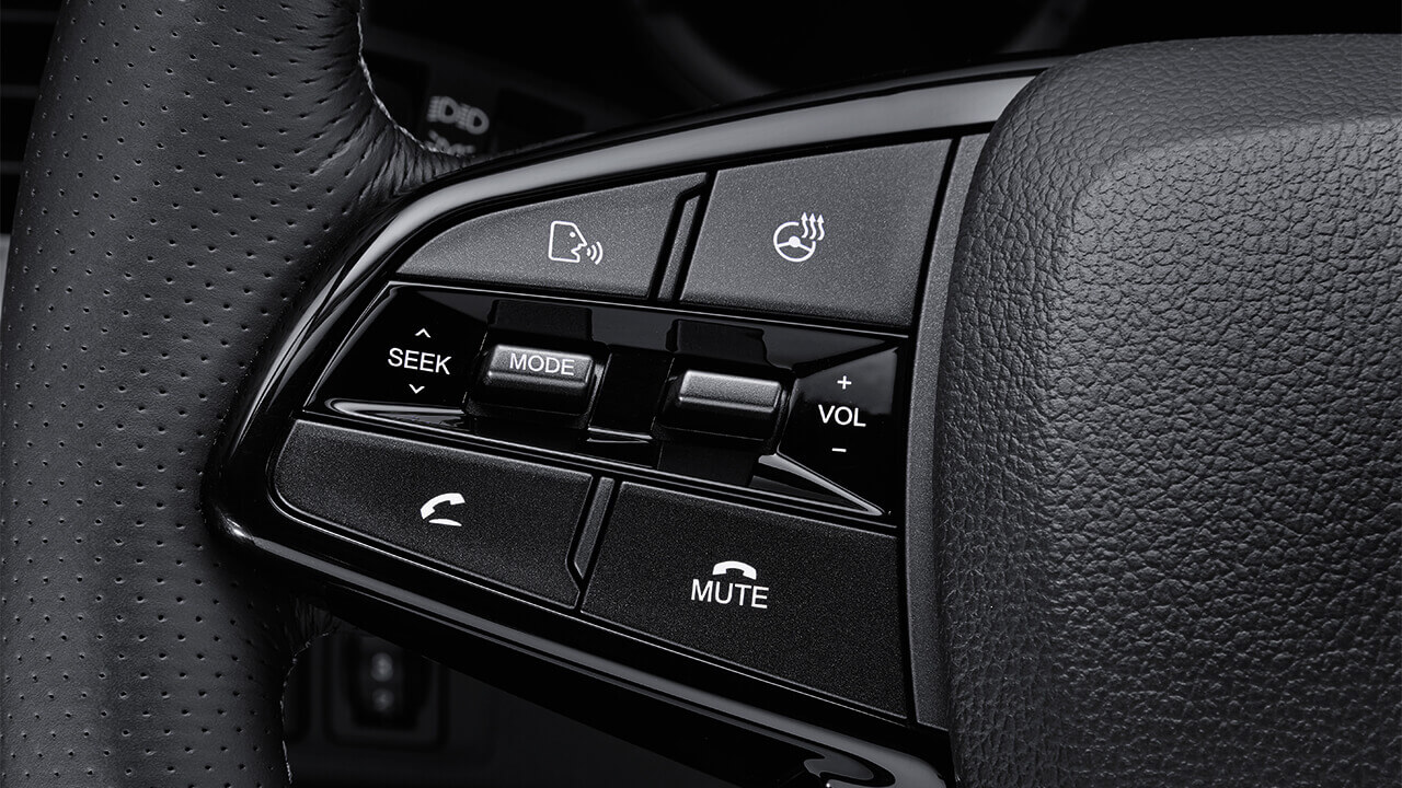 Steering wheel multifunction controls Image