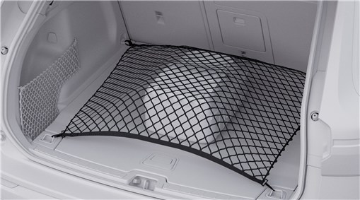 Load securing net - load compartment