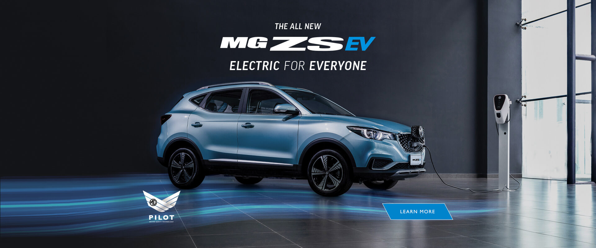The new MG ZS EV. Electric for Everyone.