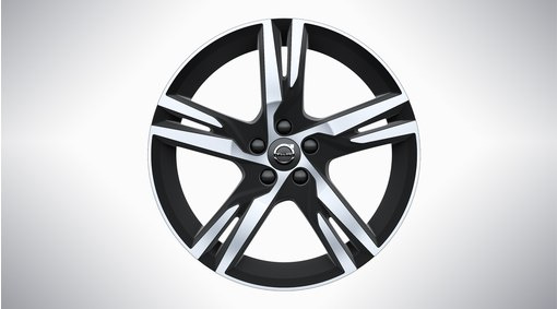 19&quot; 5-Double Spoke Black Diamond Cut - 1241