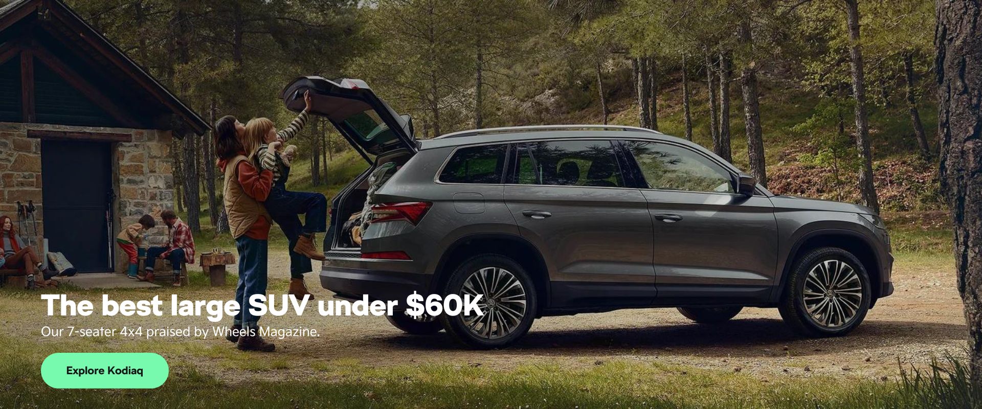 The best large SUV under 60K. Our 7 seater 4x4 praised by Wheels Magazine. Explore Kodiaq