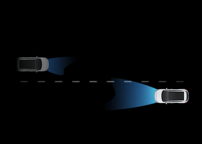 High Beam Assist (HBA). Image