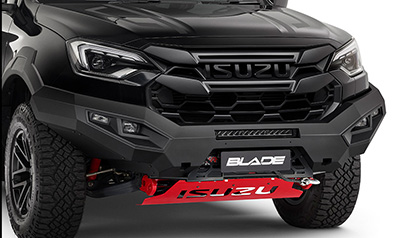 Hoopless Bull Bar (Shown w/ Warn Winch)