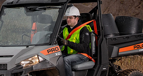 ORANGE SEATBELTS AND DECALS FOR HIGH VISIBILITY Image