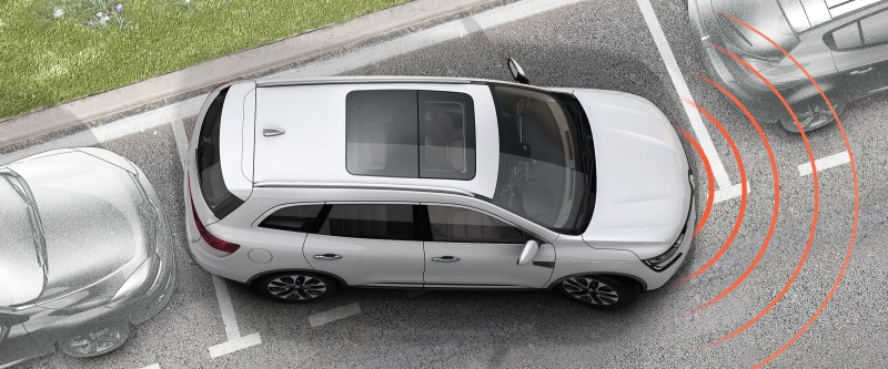Koleos Front and rear parking sensors