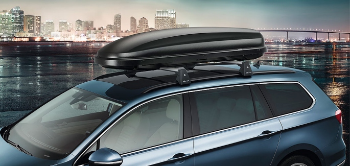 Roof Box, Matt Black 340L