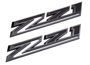Black Z71 Emblems - Fender