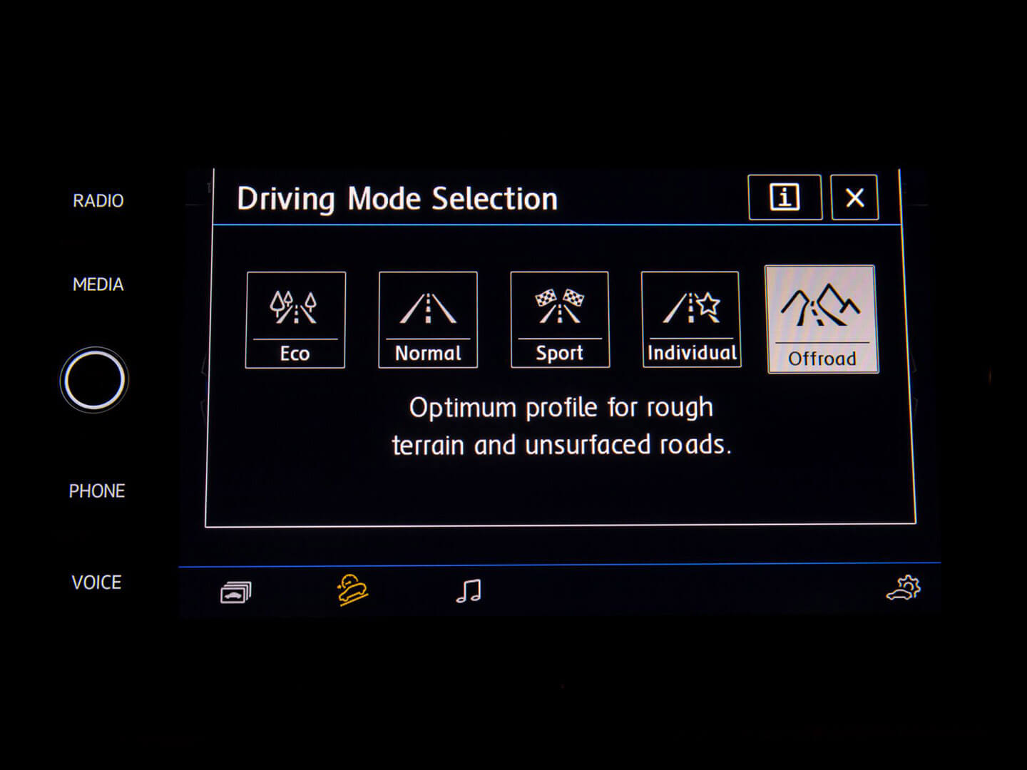 Choose your drive style Driving Profile Selection Image