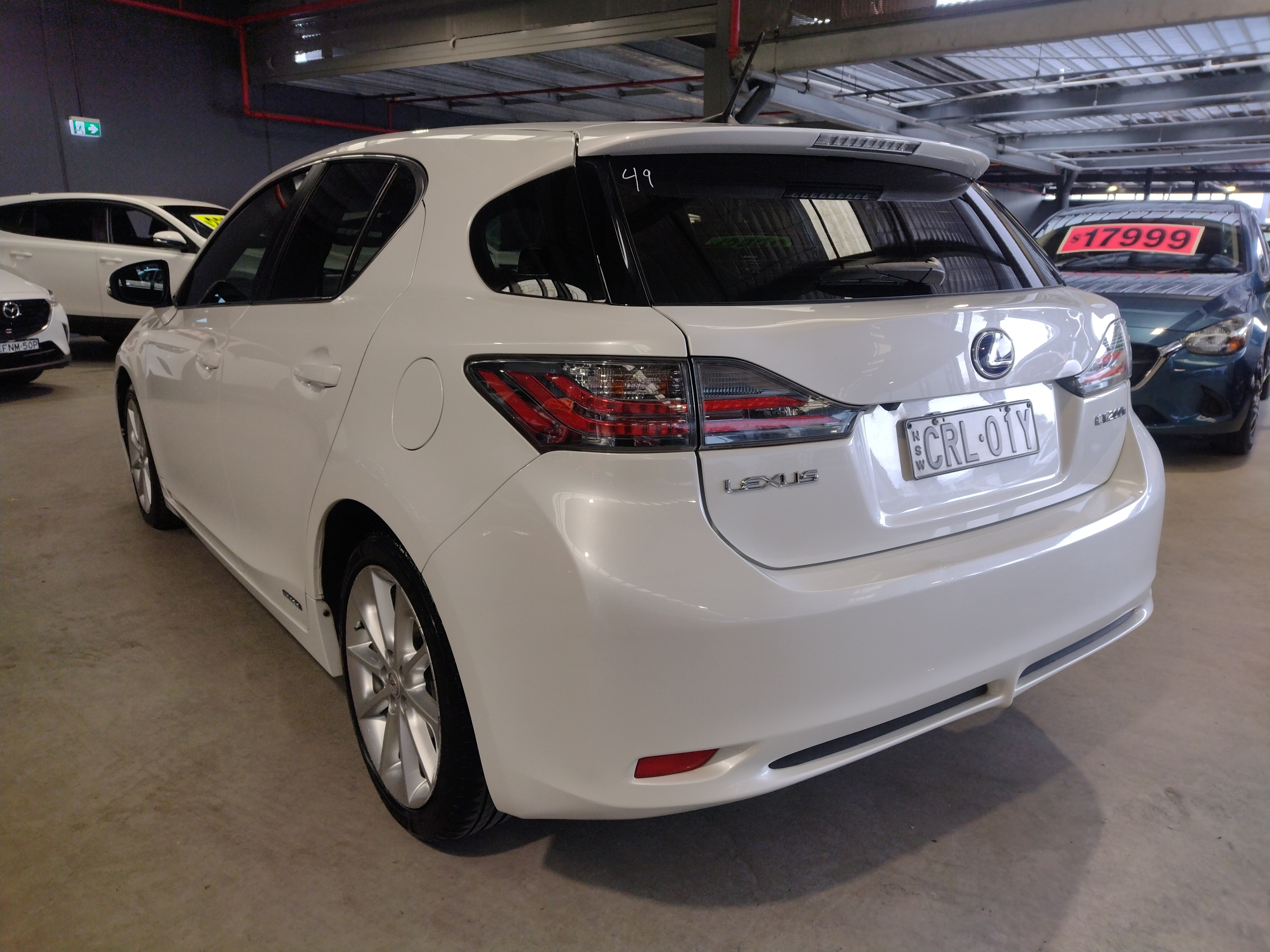 2013 Lexus CT ZWA10R CT200h Luxury Hatch Image 5