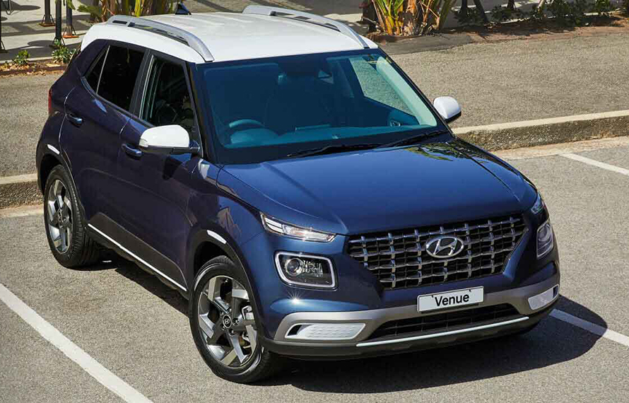 Venue Cascading front grille.