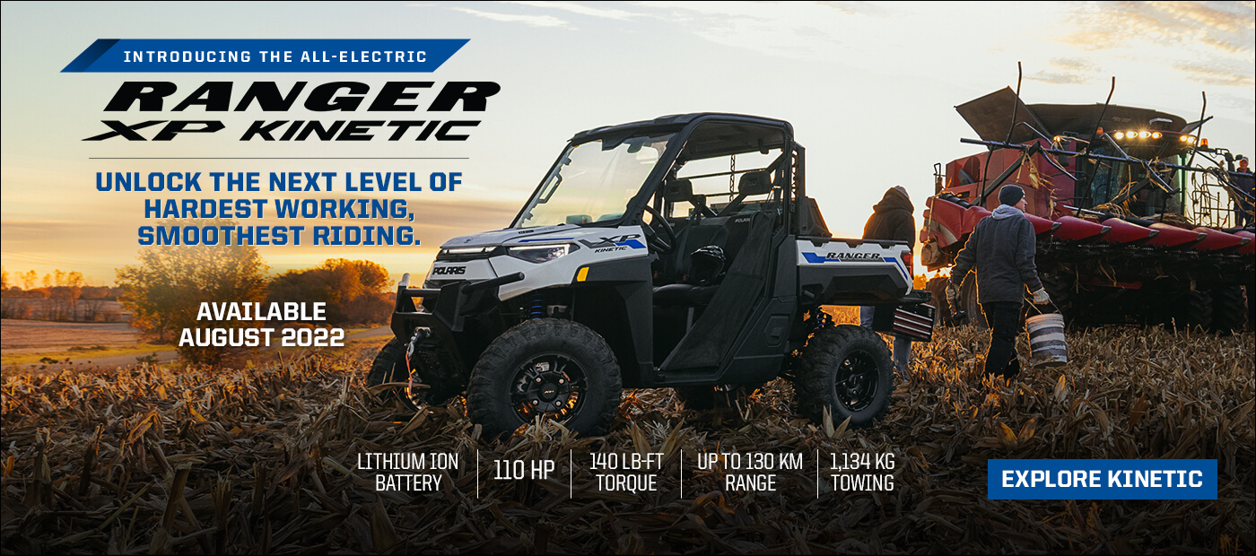 Unlock the next level of hardest working, smoothest riding with the Ranger XP Kinetic