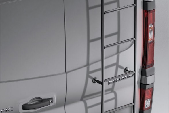Epoxy steel ladder - swinging doors