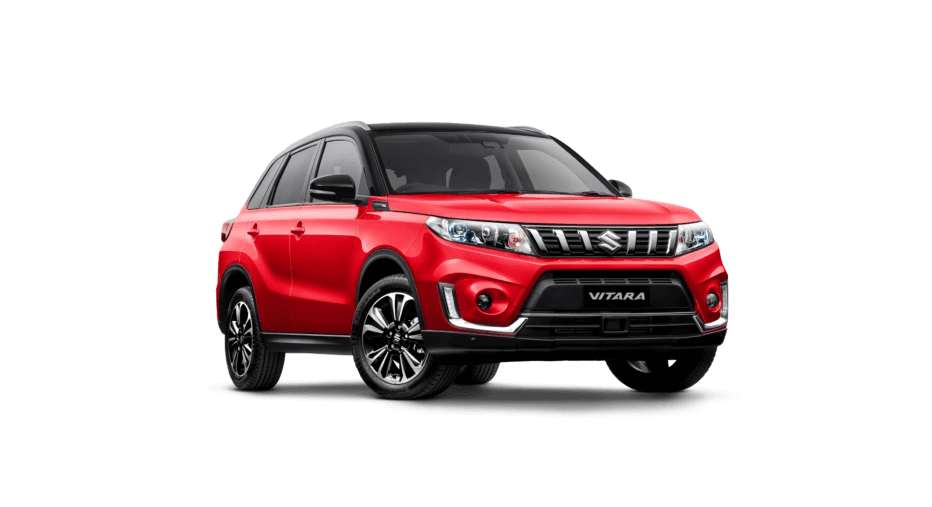 Bright Red with Cosmic Black Roof