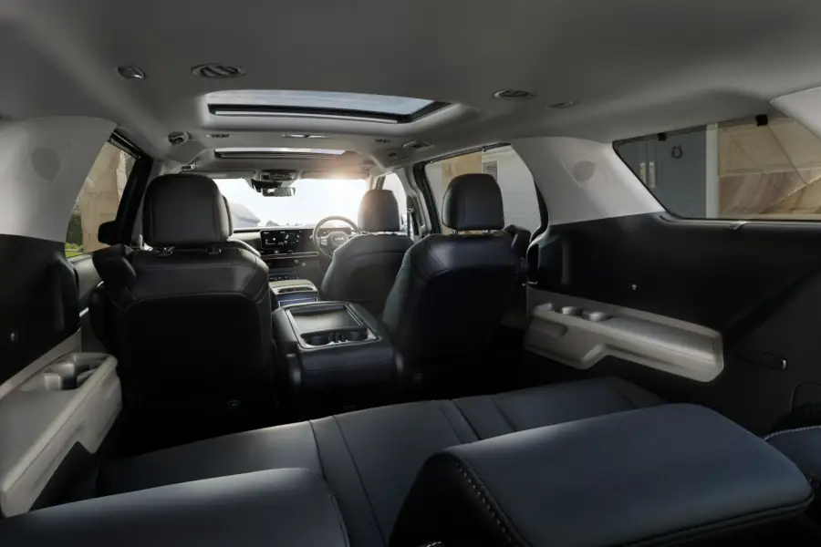 Spacious interior