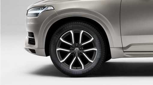 Complete wheels, 20" 5-Double Spoke Matt Tech Black Diamond Cut - C234