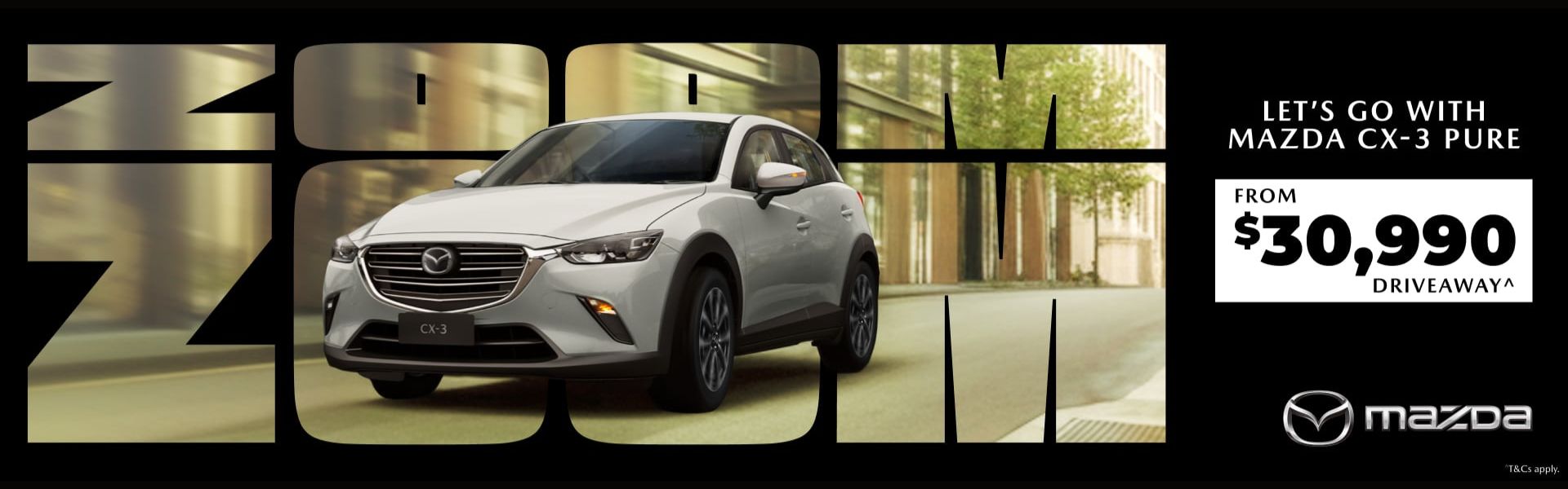 CX-3 New Driveaway Price from $30990.