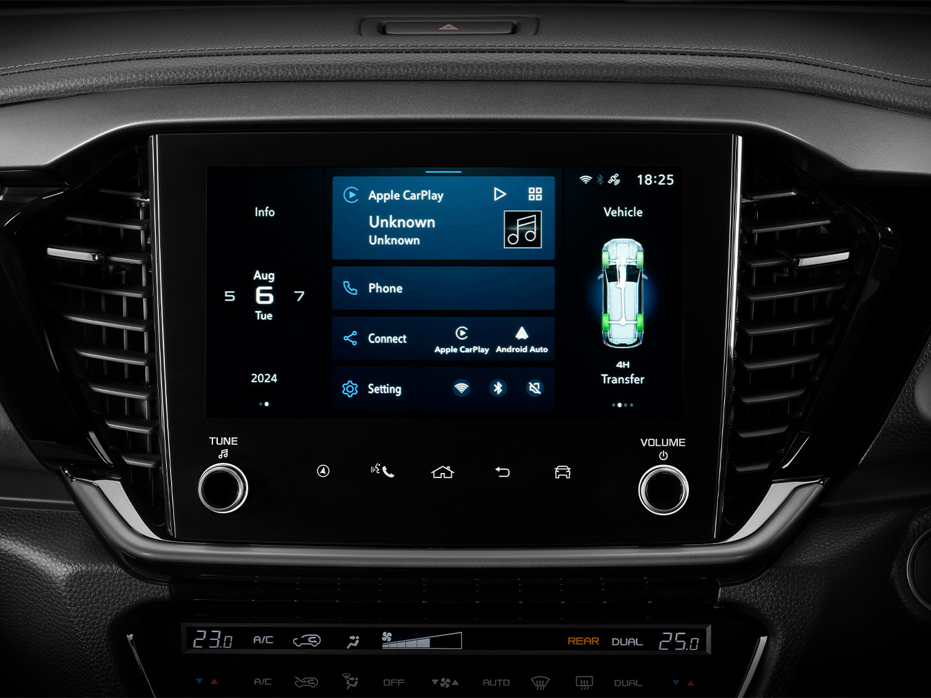 Volume & Tuning Dials Image