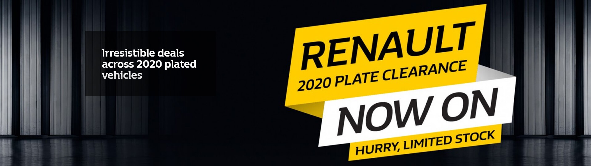 Renault 2020 Plate Clearance Now On - Hurry, Limited Stock