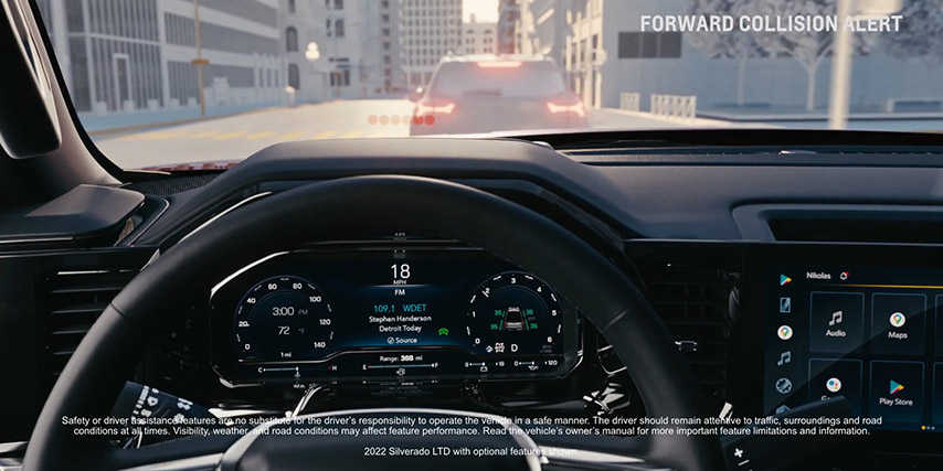 FORWARD COLLISION ALERT & AUTOMATIC EMERGENCY BRAKING  Image