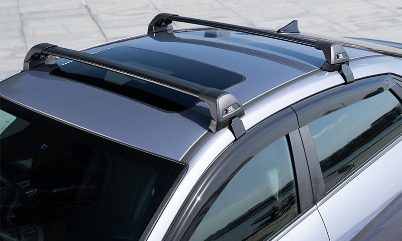 Hyundai genuine roof racks - flush