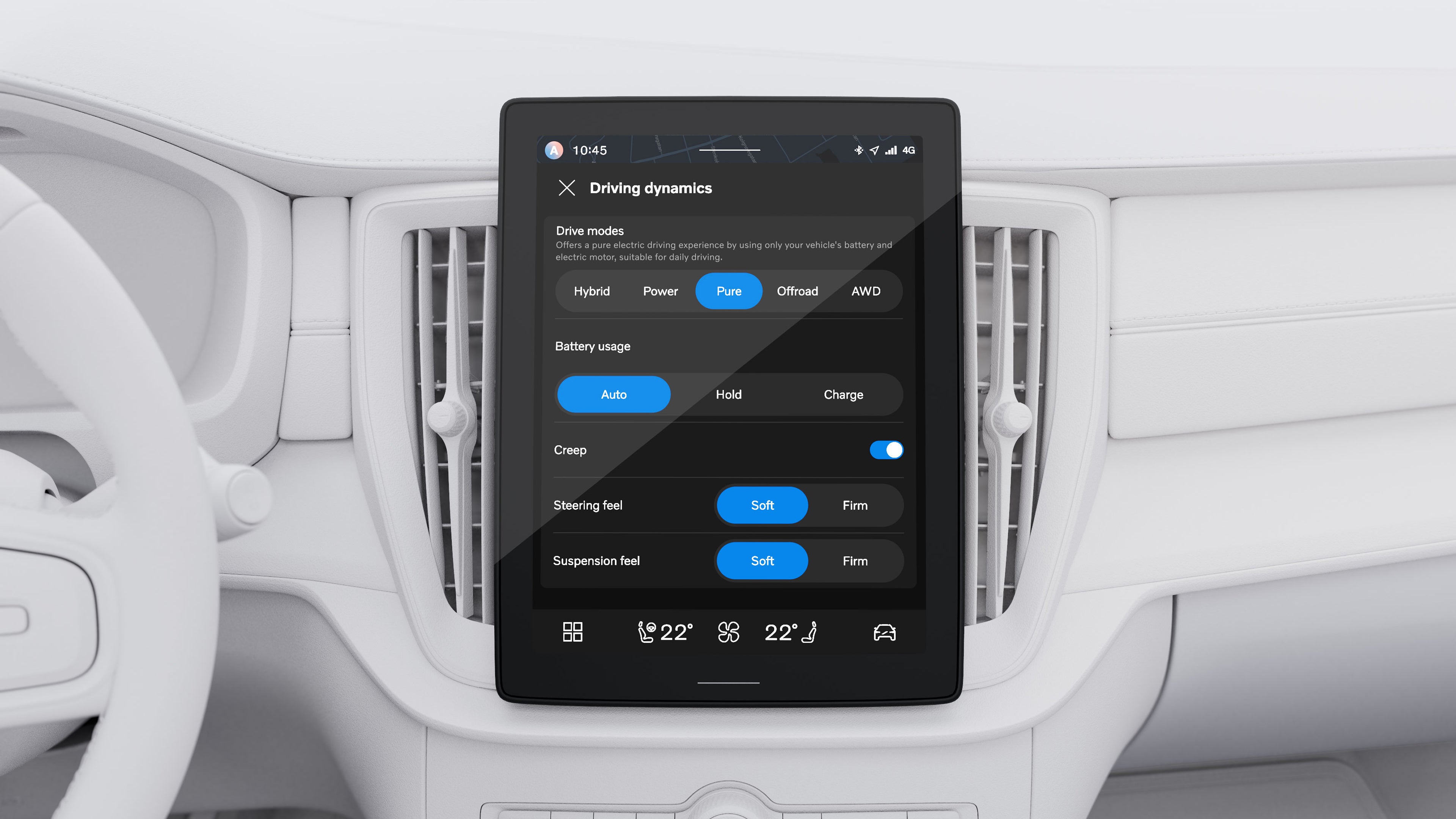 Two drive modes Image