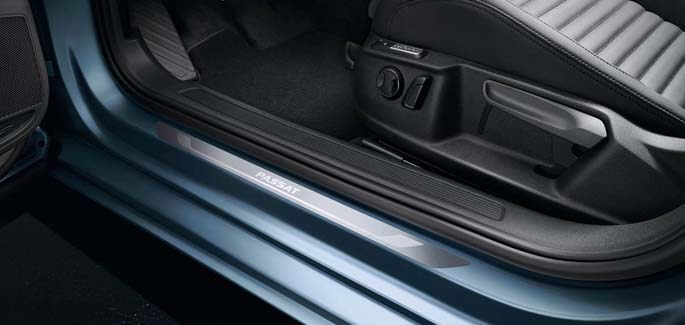 Door sill protection plate