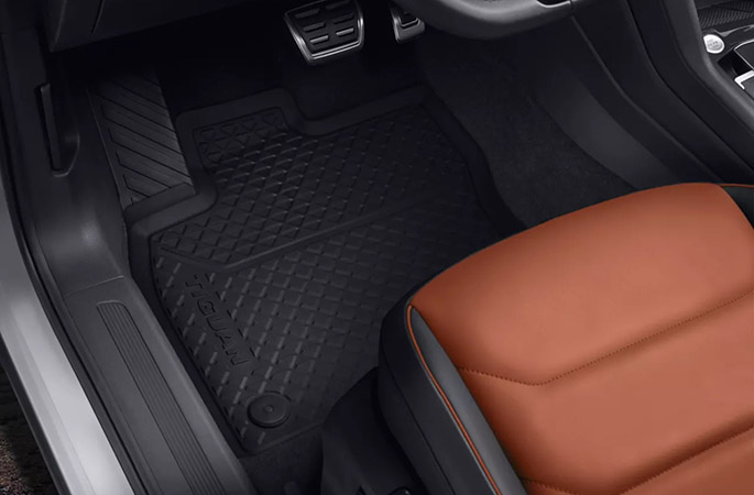 Rubber floor mats
