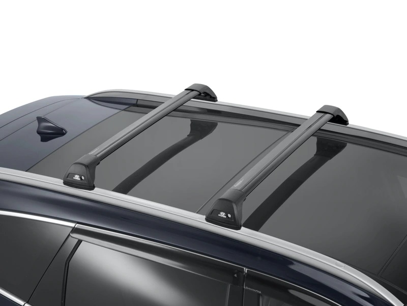 <img src="Hyundai genuine roof racks - flush