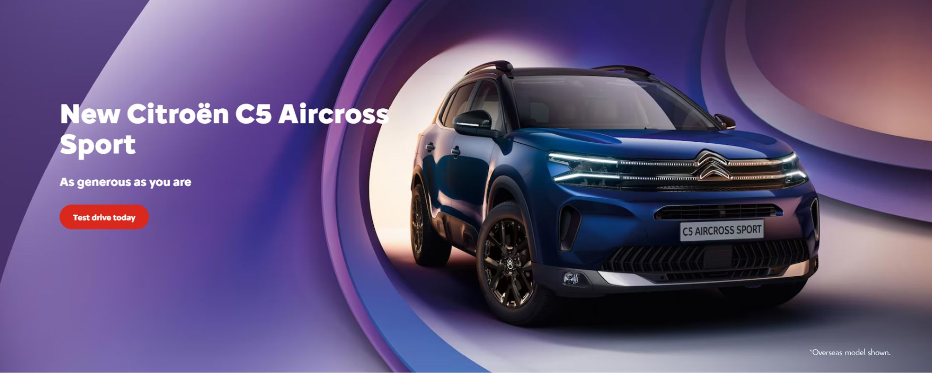 New Citroen C5 Aircross Sport - As generous as you are