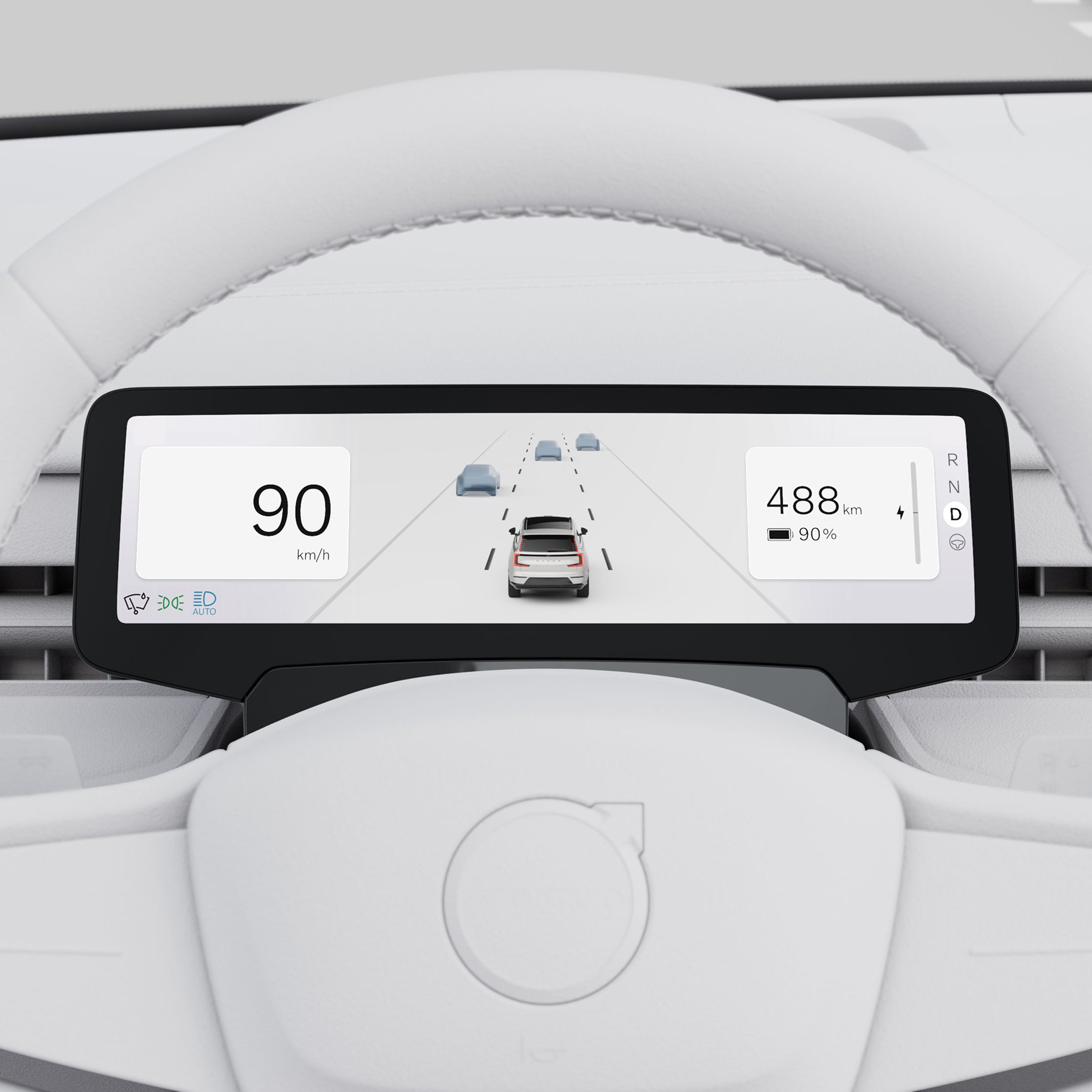 9-inch driver display Image