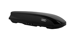 Ski and luggage box, brilliant black, 250 l