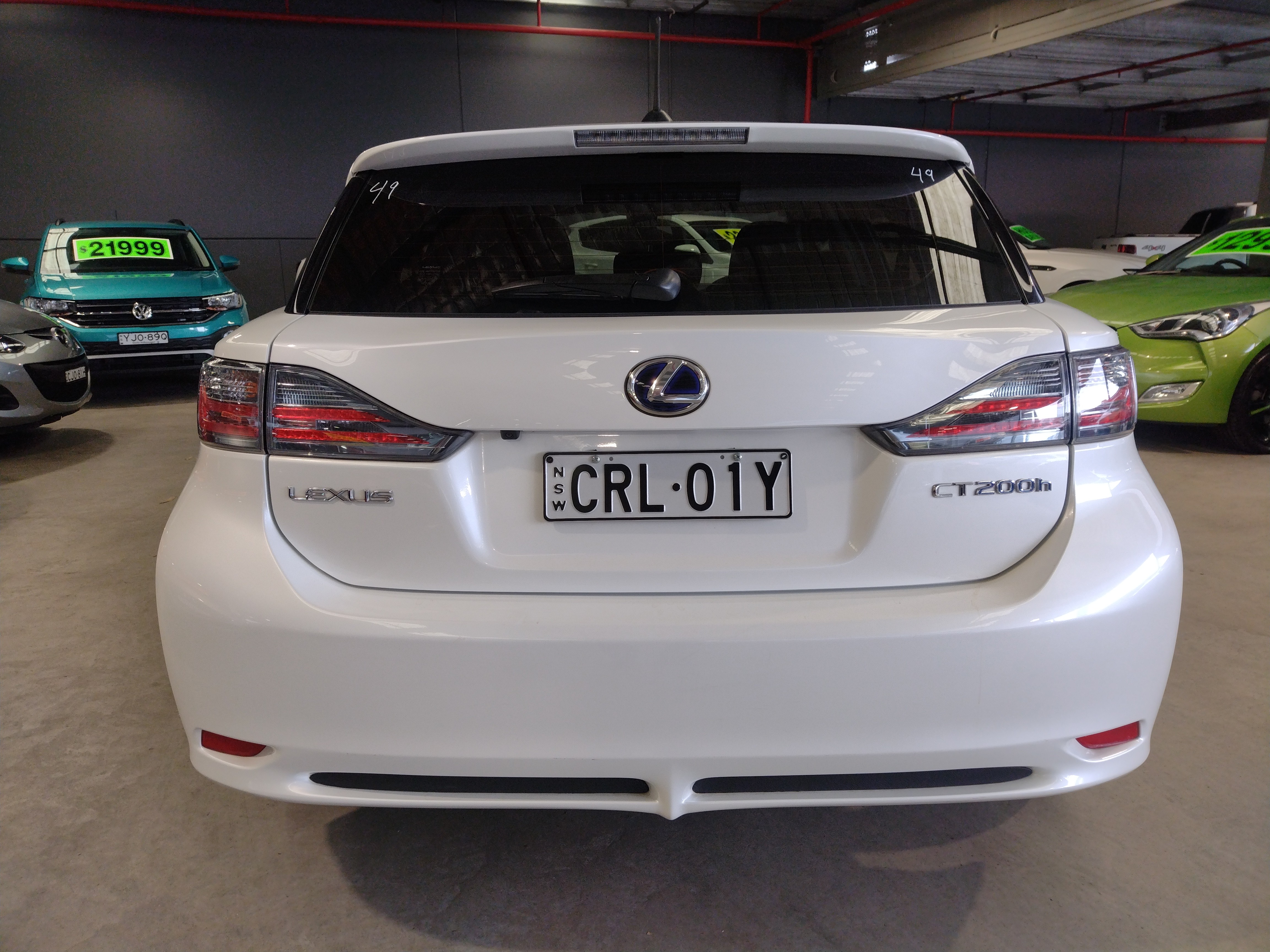 2013 Lexus CT ZWA10R CT200h Luxury Hatch Image 4